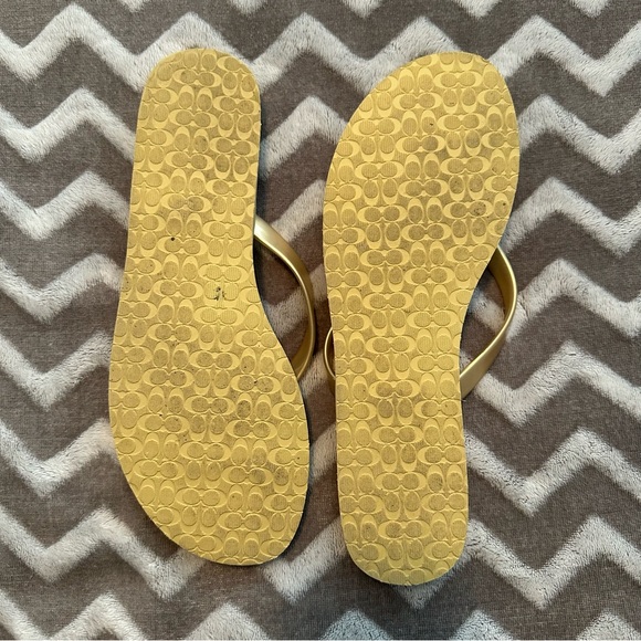 Coach | Tattersall Cassie Flip Flops - Picture 3 of 3